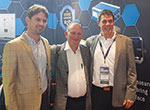 From left: Andrew Trentelman (Becker Mining SA), Ken Quick (Becker Mining SA) and Max Brinckman (Becker Mining Systems AG). 